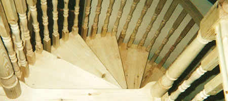 Our spiral staircases can be made out of any type of wood, from Oak to MDF.